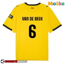 Moške Nogometnih dresov Girona Donny van de Beek #6 Gostujoči 2025-26 Kratki rokavi